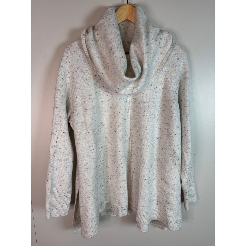 Max Studio Sweater 2X Confetti Speckled Cowl‎ Neck Alpaca Blend Pullover